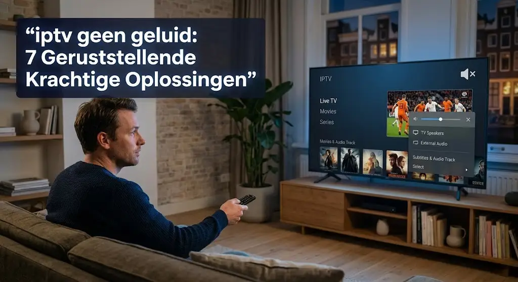 iptv geen geluid oplossen met 7 geruststellende krachtige oplossingen voor stabiel kijken in 2026