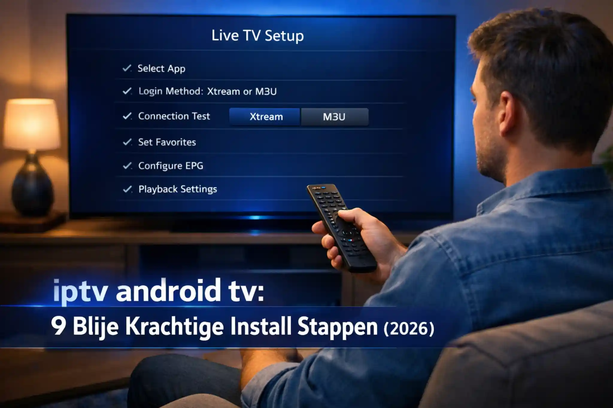 iptv android tv installeren in Nederland 2026 – 9 stappen
