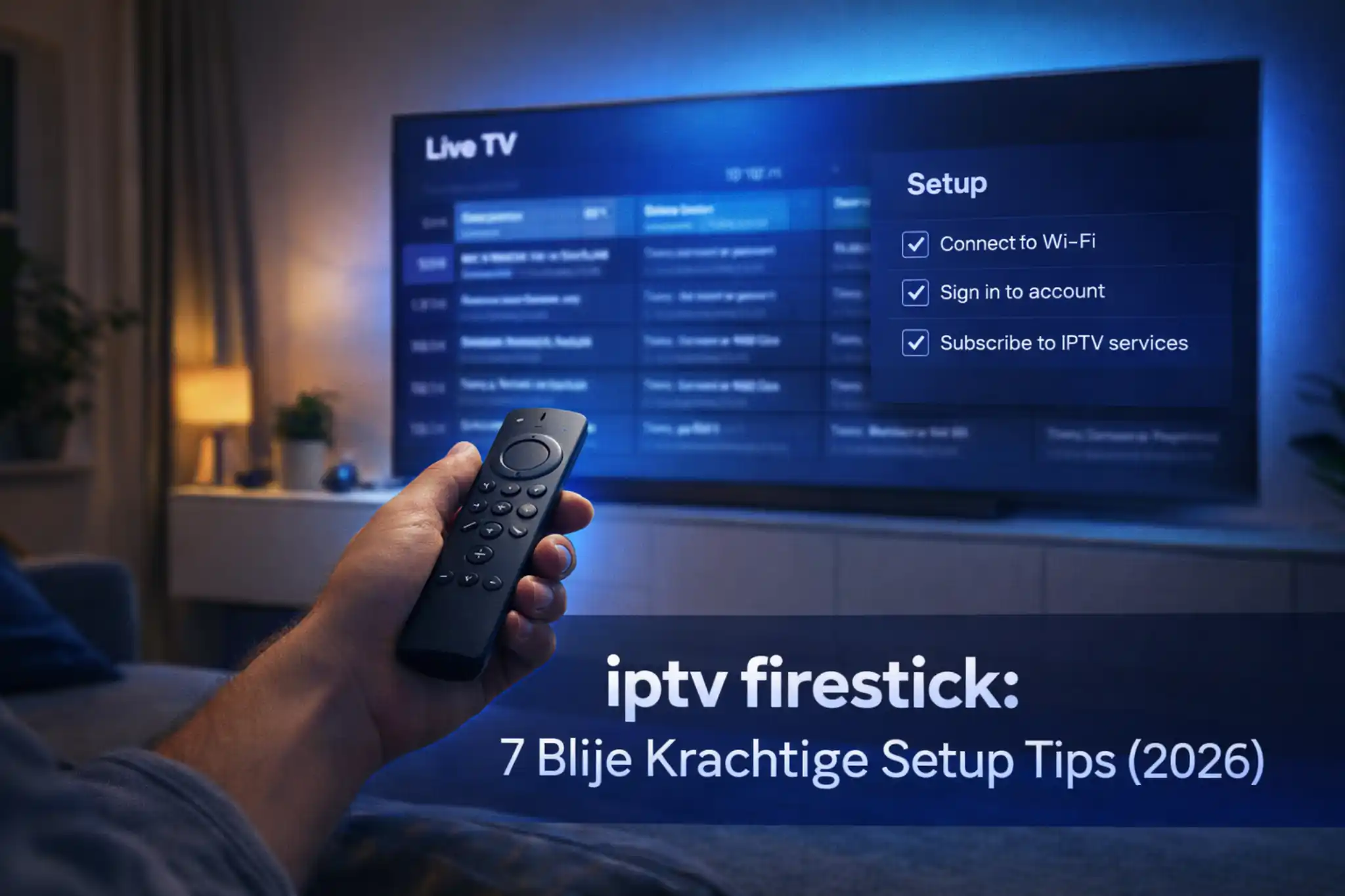iptv firestick installeren in Nederland 2026 – 7 setup tips