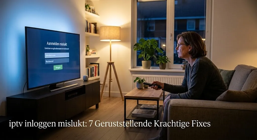 iptv inloggen mislukt 7 Geruststellende Krachtige Fixes – handleiding om loginproblemen snel op te lossen en weer stabiel te kijken in 2026