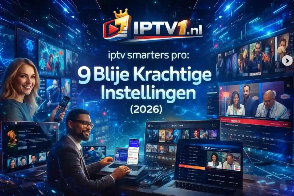 iptv smarters pro 9 Blije Krachtige Instellingen (2026) – IPTV1.nl tips voor stabiel kijken en snelle setup