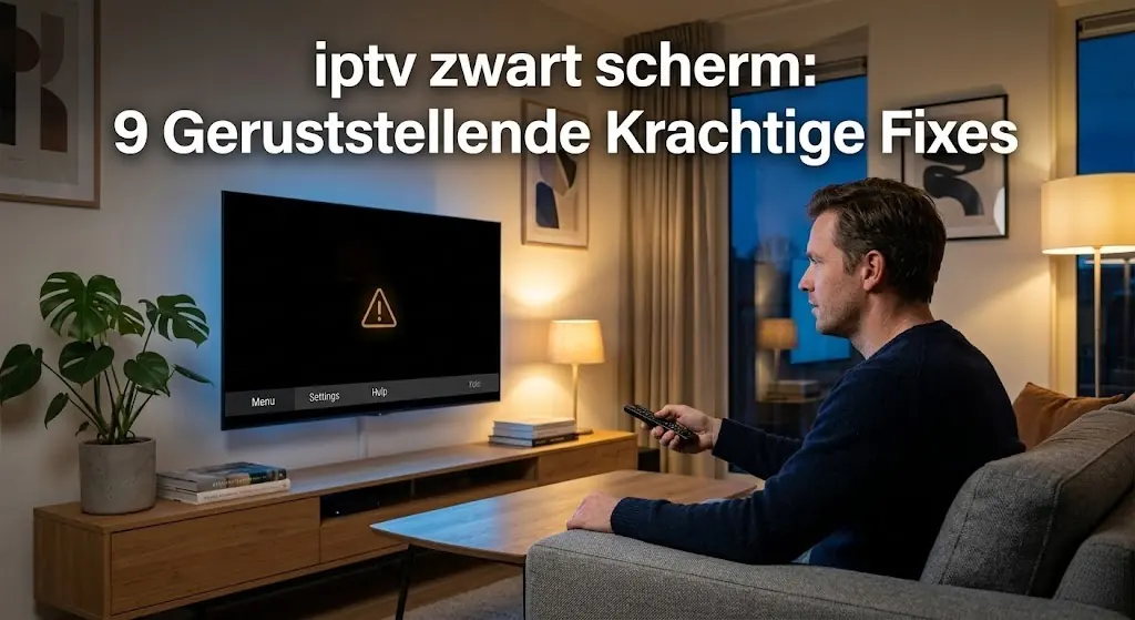 iptv zwart scherm oplossen met 9 geruststellende krachtige fixes voor weer stabiel kijken in 2026
