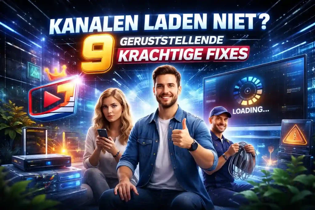 kanalen laden niet 9 Geruststellende Krachtige Fixes – handleiding om laadproblemen op te lossen en weer stabiel IPTV te kijken in 2026