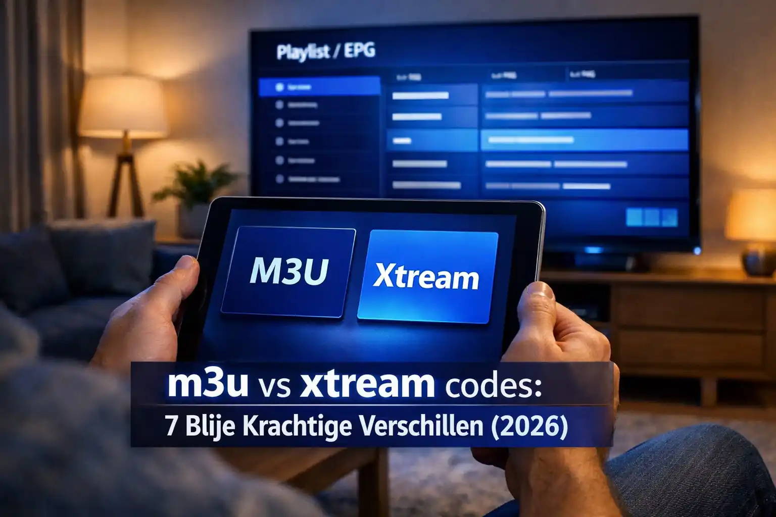m3u vs xtream codes 2026 – 7 verschillen voor snelle IPTV setup